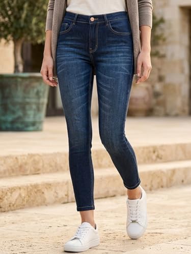 Image of Urbano Fashion Women's Skinny Fit High Rise Jeans