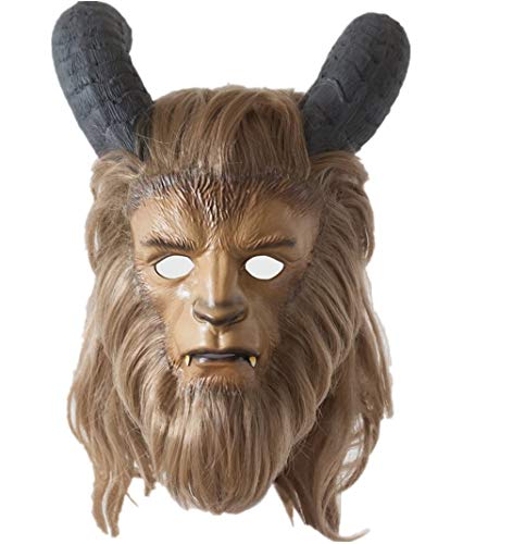 Beauty And The Beast Mask For Adult Halloween Beast Mask Prince Robby Benson Costume Cosplay #TOP1
