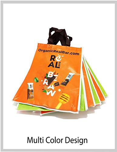 Organic Real Bar - 6 (Reusable Shopping Grocery Eco Friendly Compact Weather Proof Multi-Color Tote Bag #TOP7