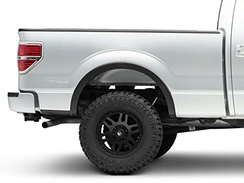 RED ROCK Duratek Factory Style Replacement Fender Flares in Matte Black Set of 4 Fits F-150 Styleside with OE Fender Flares 2009-2014