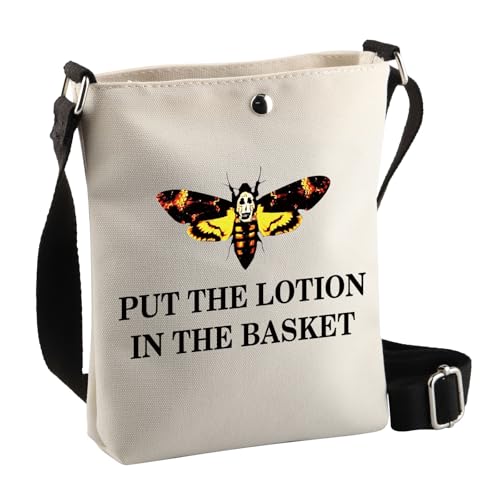 BDPWSS Put The Lotion In The Basket Gift Crossbody Bag for Moth Lover Handbag