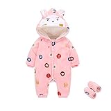 Tamaño: 66 cm, 73 cm, 80 cm Hooyi - Mono - para bebé niño Rosa Rosa 80 cm