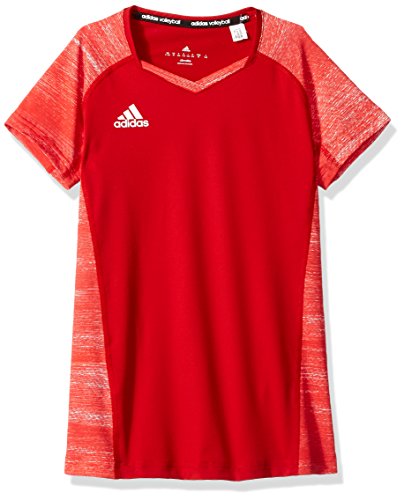 T-shirt de volleyball Adidas Quickset en textile technique résistant S