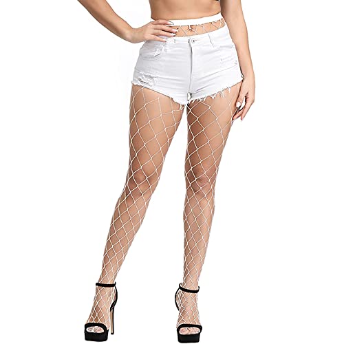 Image of Fishnet Stockings Lace Patterned Tights High Waist Pantyhose Fishnets for Women