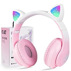 AXFEE Bluetooth pour Enfants sans Fil, Bluetooth Casque Audio Enfants avec HD Microphone/Lumières LED, Volume Limité… - Les Beatles, Paul McCartney, John Lennon, RIngo Starr, George Harrison
