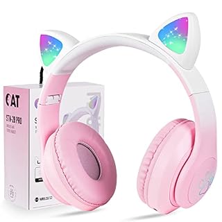 AXFEE Bluetooth pour Enfants sans Fil, Bluetooth Casque Audio Enfants avec HD Microphone/Lumières LED, Volume Limité… - Les Beatles, Paul McCartney, John Lennon, RIngo Starr, George Harrison