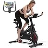 GOFLYSHINE Exercise Bikes Stationary,Exercise Bike for Home Indoor Cycling Bike for Home Cardio Gym,Workout Bike with Mount & LCD Monitor,Silent Belt Drive