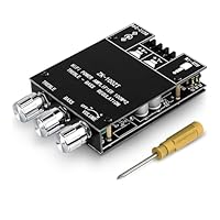 WOOPKER HiFi Verstärker Bluetooth-Funktion, USB-Port, SD-Slot, 2 Mikrofon-Anschlüsse,Verstärker Heimkino Stereo Verstärker Receiver Höhen (1002T)