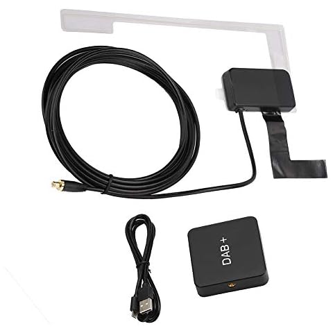V BESTLIFE Radio Receiver, Car Kit Digital Audio Broadcast DAB DAB+ Box Radio Receiver Adapter with Antenna for Android Cover