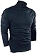 Utopia Wear Special Comfort Fit Turtleneck Shirt - Premium Cotton Blend Interlock Fabric - Long Sleeves - Machine Washable and Ultra Comfortable - Attractive and Trendy, XX-Large (Navy)