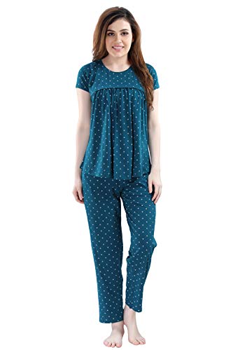 Image of AV2 Women's Cotton All Over Print Top And Pajama Set Pack Of 1