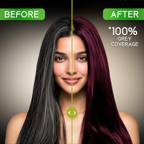 Image of Indica Xpress Creme Hair Color Burgundy|Grey Coverage|Gloves Included|135ml