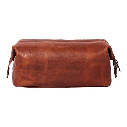 Kulturbeutel Leder Herren - Kosetikbeutel - Waschtasche Für änner