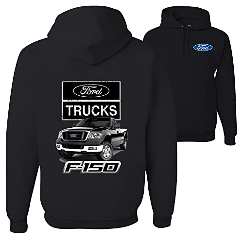 wild custom apparel Ford Motors F - 1 5 0 Pickup Truck Ford Truck Licensed Official Front and Back Mens Hoodies