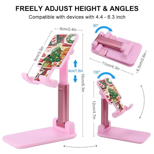 Support téléphone pliable réglable Noël anti-fatigue pour smartphone - 2