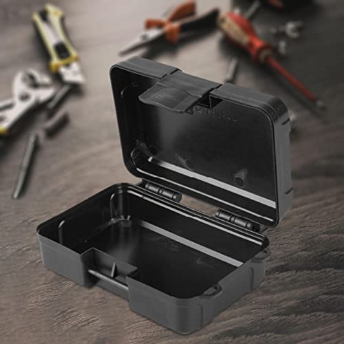 Fakeme Tool Boxes Hard Shell Lockable Multifunction Workbench Portable Large Space Household Car Trunks Plumber Hardware Organizer Hand Tools Storage, 12.5Cmx9Cmx6.5Cm #TOP3