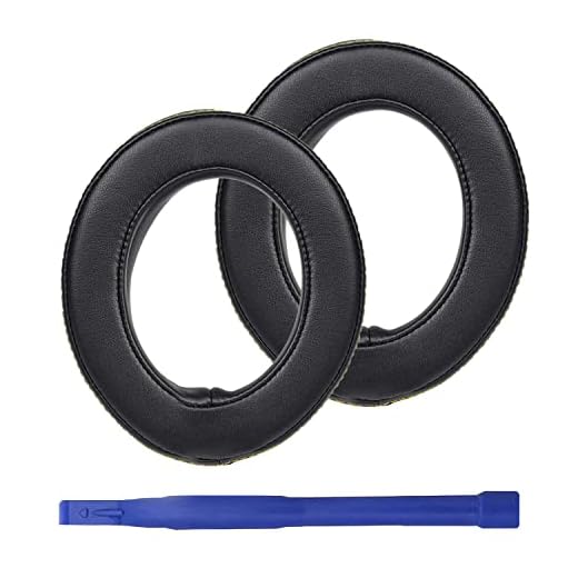 HS70 Pro Substituição Earpads PU Couro Headset Ear Pads Compatível com Corsair HS60 Pro HS70 Pro HS50 PRO Headsets (Preto)