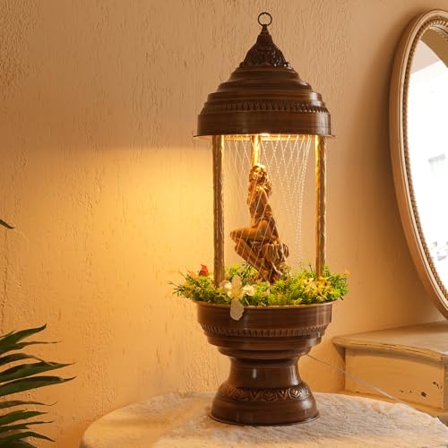LumiRuiss Oil Rain Lamp & Creative Lamp | The Little Mermaid Romantic Series (131336 in) | Mood Lighting for Home Galleries Coastal Restaurants & Boutique Resorts (Single Line Version)