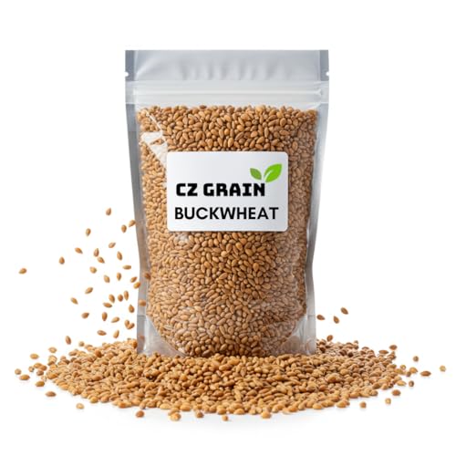 Buckwheat Seeds for Planting - Cover Crop, Grain, Bee Pasture, Pollinator, Wildlife Seed (1 Pound)
