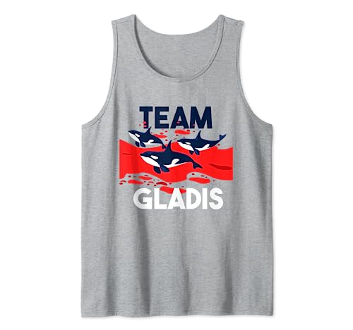 Equipo: Gladis Orca Whale Funny Boat Camiseta sin Mangas