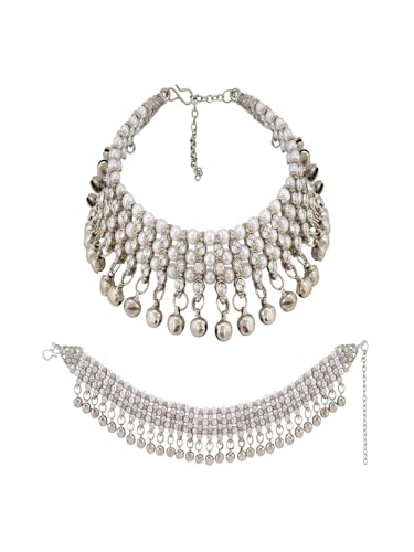 Image of Efulgenz Indian Anklets Bridal Payal Ghungroo Jhanjara Bells Ankle Bracelet