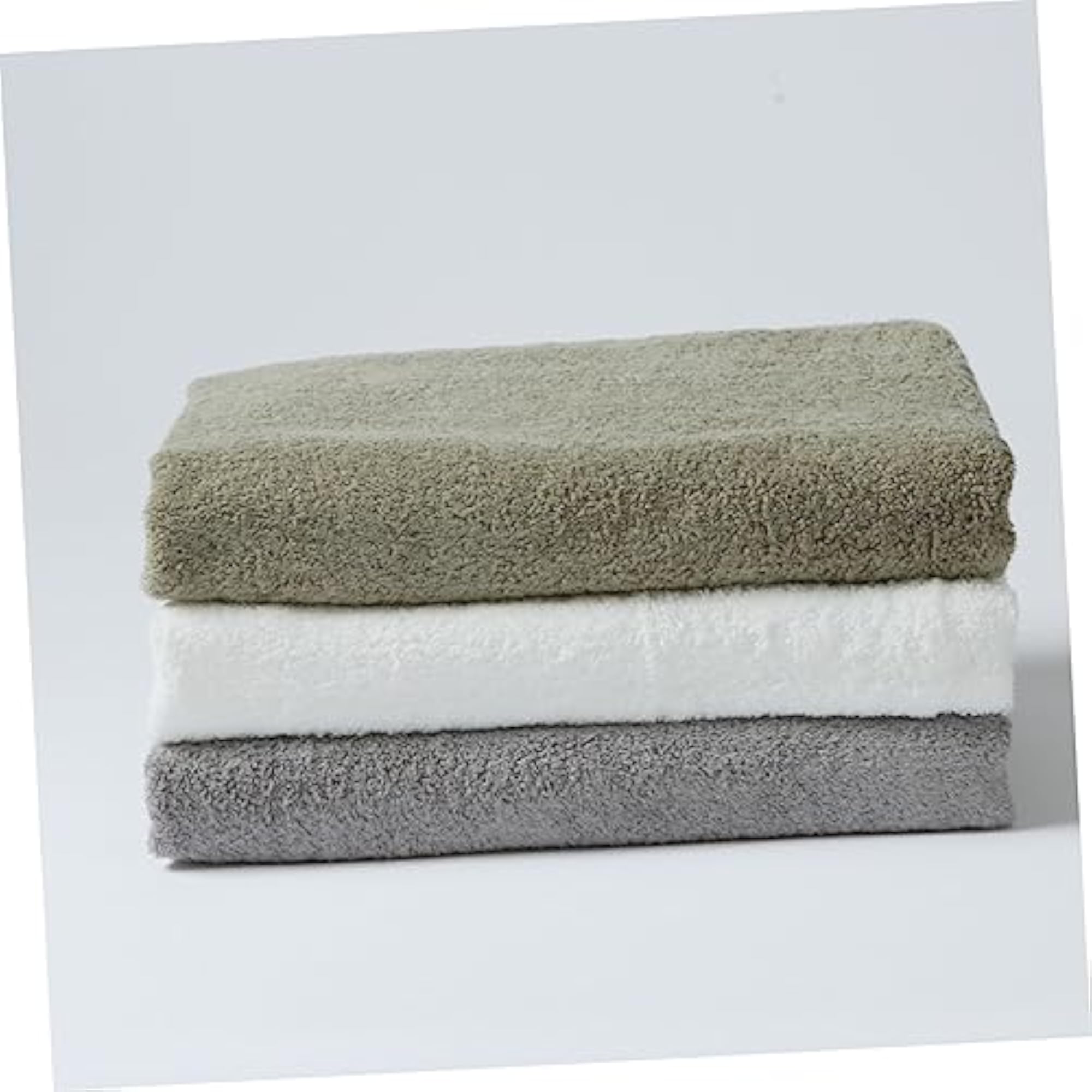 3 Pcs Cotton Face Towels for Bath and Workout