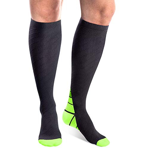 Blackace Compression Socks(20-30mm)-Bas pour Homme et Femme-Sports Sportifs,Courir,Médical,Voyage,Grossesse-Meilleure Circulation Sanguine,Récupération Musculaire