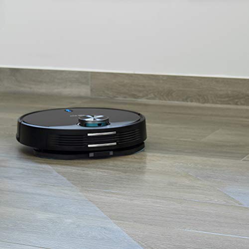 Cecotec Robot Aspirador y Fregasuelos Conga 3890 Titanium. Láser, Potencia de succión de 2300 Pa, Gestión de estancias, Mapa Interactivo, Control App, Asistente Virtual, Tanque de sólidos y Mixto