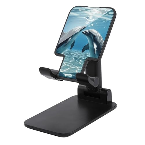 Support téléphone motif dauphins réglable et universel pour smartphone de 4 à 8 pouces