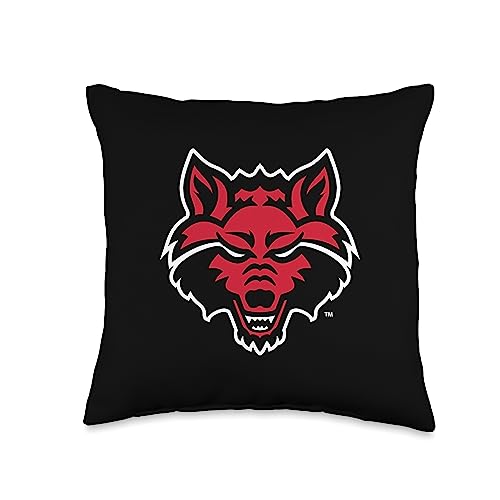 Arkansas State Wolves | Official NCAA University | RYLAKS06 Throw Pillow