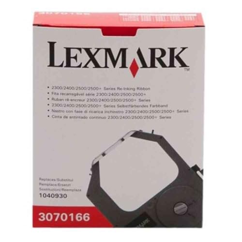 Cinta original Lexmark 3070166 negra para imprimir albaranes en Lexmark 2580