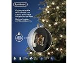 ADORNO DE NAVIDAD CON PANTALLA DE VIDEO Ø15CM