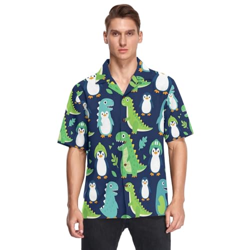 Chemise hawaïenne bleu foncé homme pour rester frais sous le soleil