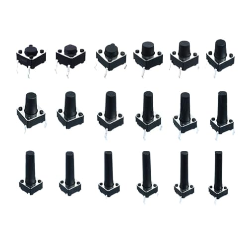 Interrupteur tactile DC12V avec assortiment de hauteurs de 4.3mm à 20mm