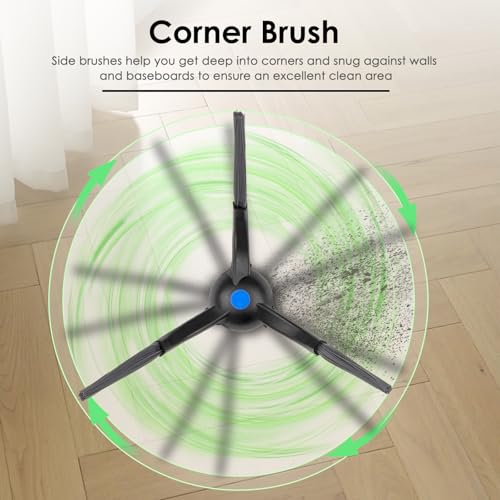 (30 Pack) N30 Omni Replacement Parts Compatible With ECOVACS DEEBOT N30 Omni/ N30 Pro Omni Robotic Vacuum, 2 Roller Brushes, 8 Side Brushes, 7 Dust Bags, 7 HEPA Filters, 6 Mop Pads, Accessories Kit - Image 4