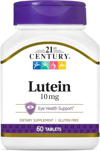 21st Century Lutein 10 mg Tablets 60 Count