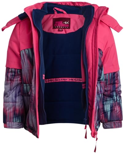 image for Pink Platinum Girls Snowsuits - 2 Piece Waterproof Toddler Winter Jack