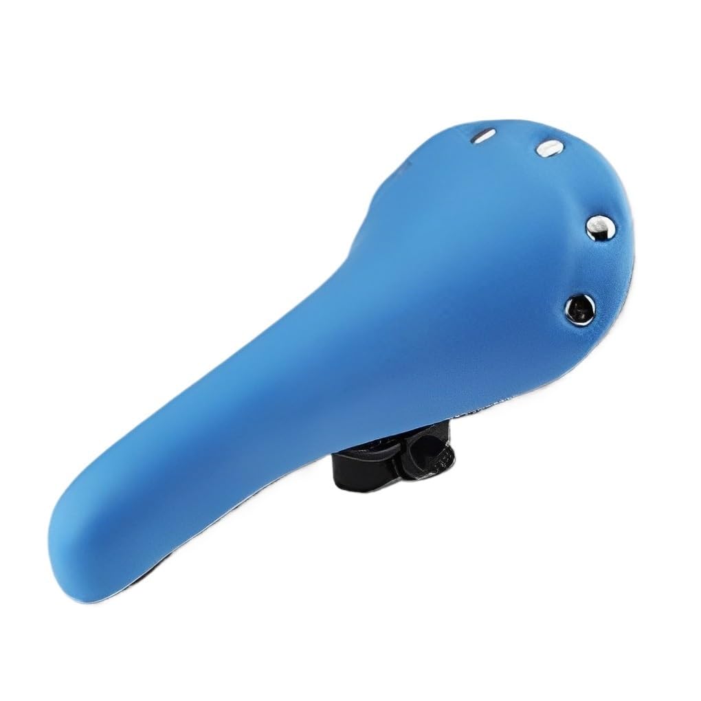 VFdthR Bike Seat Vintage Rivet Bike Saddle Cushion Bicycles Shock Absorber Seat Spare Parts(Blue)