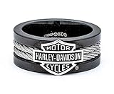  HARLEY-DAVIDSON MOD Steel Cable Band Ring, 10 = 20mm Ø