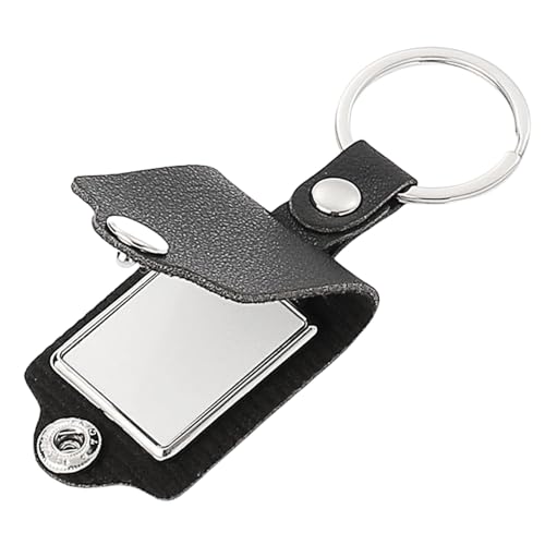 Porte-clés gravé pour femme homme accessoires mode en cuir