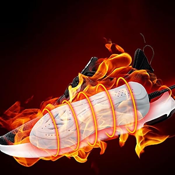 WAQAM Un paio di asciuga scarpe elettrico portatile Mini asciuga scarponi regolabile adatto per scarpe di taglia