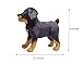 YONLIT Lifelike Rottweiler Dog Stuffed Animal Simulated Plush Puppy Toy Doll Super Realistic Black Dogs Act Like Real Excellent Gifts for Kids Birthday Party Dog Collection 12 Inches (Rottweiler)