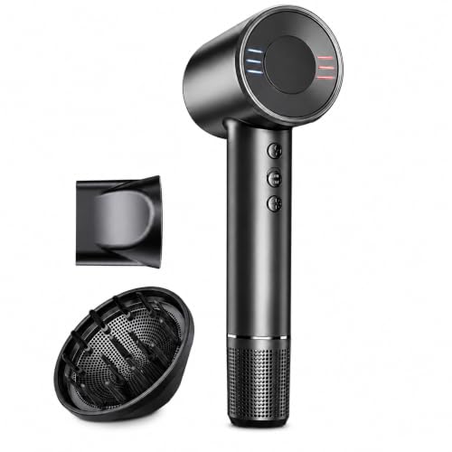 Image of Ionic Hair Dryer, 160,000 RPM Fast Drying Blow Dryer with Diffuser
