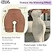 TGLTOJAHY Women's Silicone Buttocks Shapewear with Hip Enhancer - Silicone Hips and Buttocks, Warm Brown (XL)