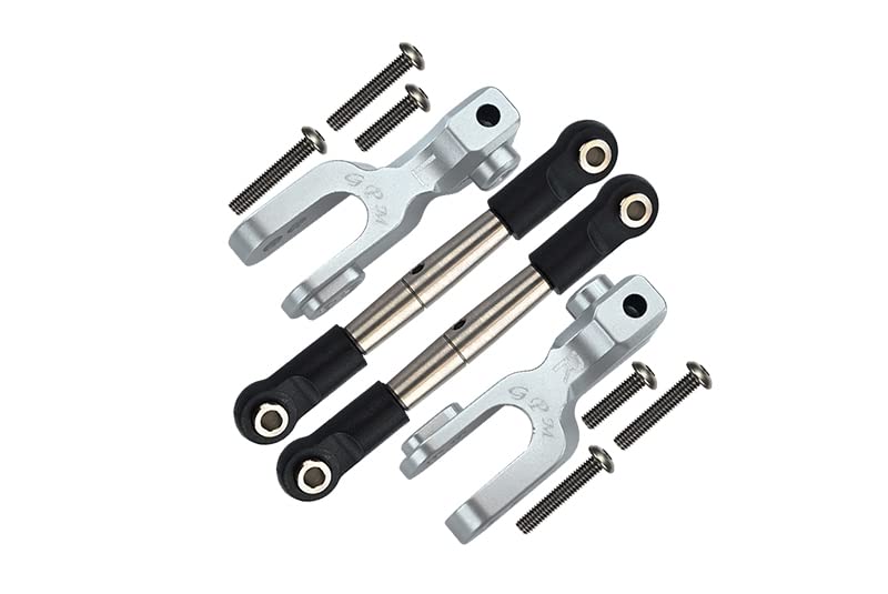 Barre stabilisatrice alu Traxxas UDR en argent par GPM
