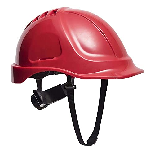 Casque de sécurité rouge Portwest Endurance Visor pour vos chantiers extérieurs exigeants
