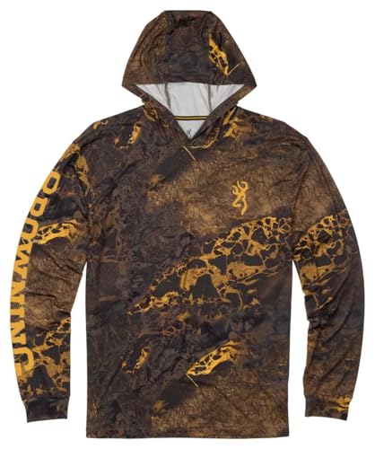 Browning 3010722904: Shirt, Hooded, Long Sleeve, Tech, RTWG, XL