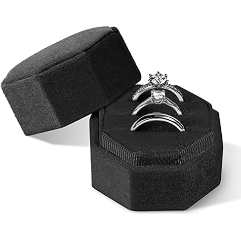 SAVITA Caja de Anillo de Terciopelo Cover