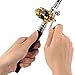 ActionEliters Portable Pen Fishing Rod Pole and Reel Combo Set - Telescopic Pocket Fishing Pen Rod Pole + Reel Aluminum Alloy Fishing Line Soft Lures Baits Jig Hooks Firestarter Compass Whistle