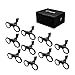 VeeR VR Mini Goggles 10 Packs, Plastic Foldable 3D VR Glasses with HD VR Lens, Virtual Reality Headset, Black